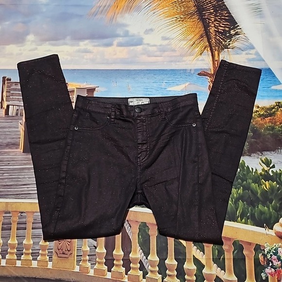 Free People Skinny High Waist Jeans Size 27 - Picture 1 of 7